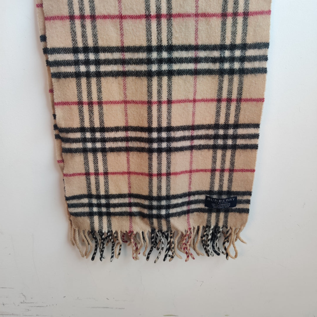 Wool Nova Check Scarf