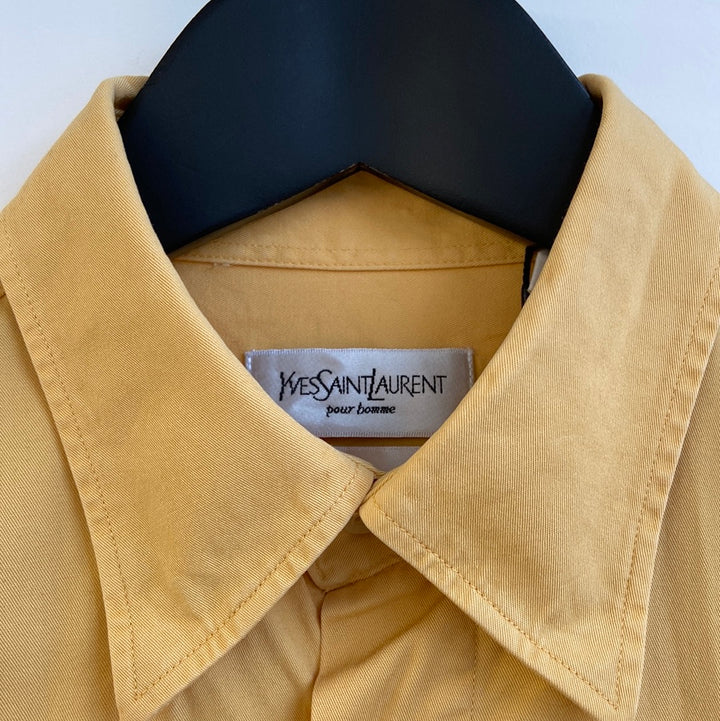 YSL Yellow 100% Cotton Shirt - M