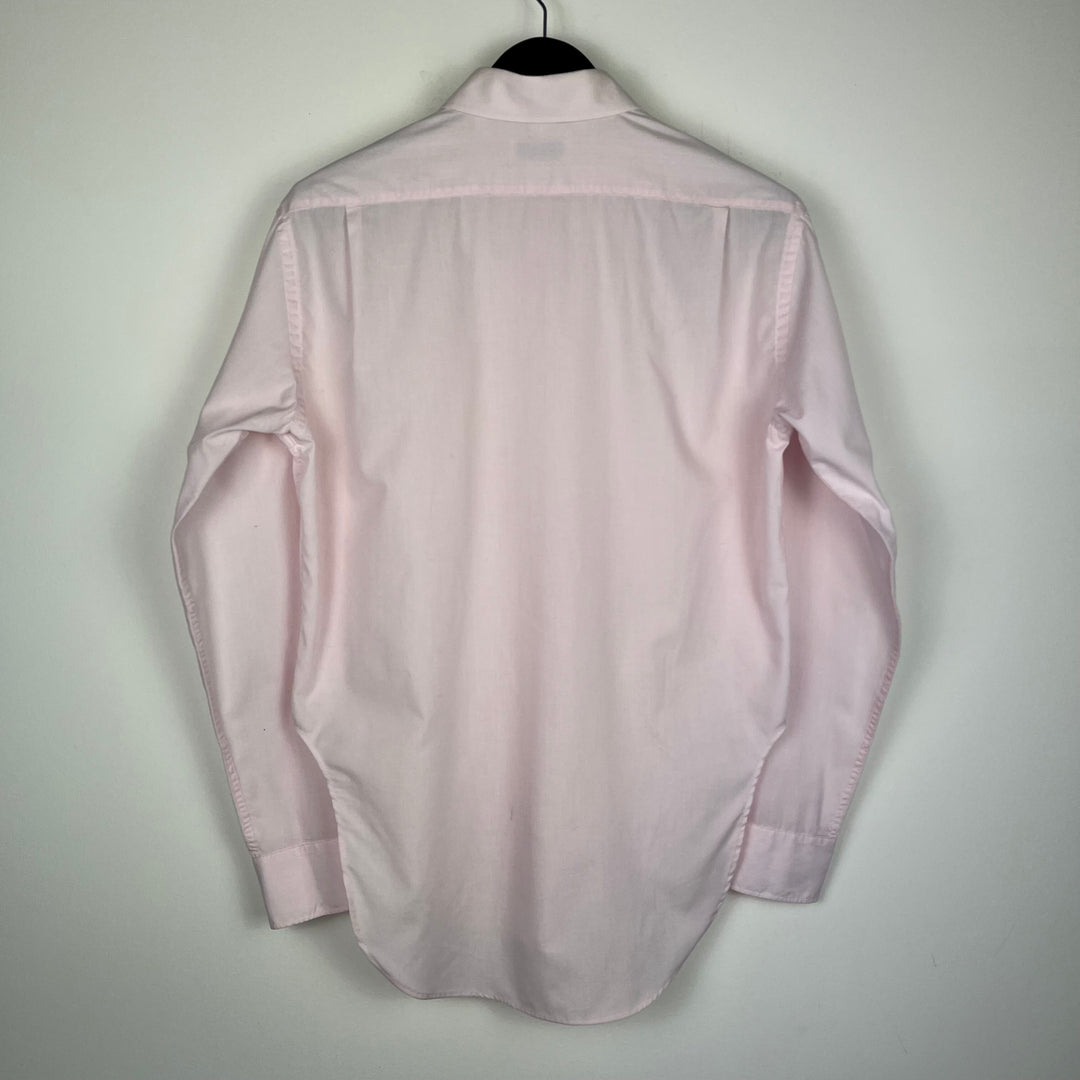 RE/WORK YSL Pink Curved Hem Cotton Shirt - M [No.11]