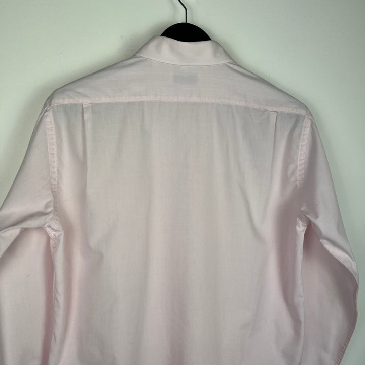 RE/WORK YSL Pink Curved Hem Cotton Shirt - M [No.11]