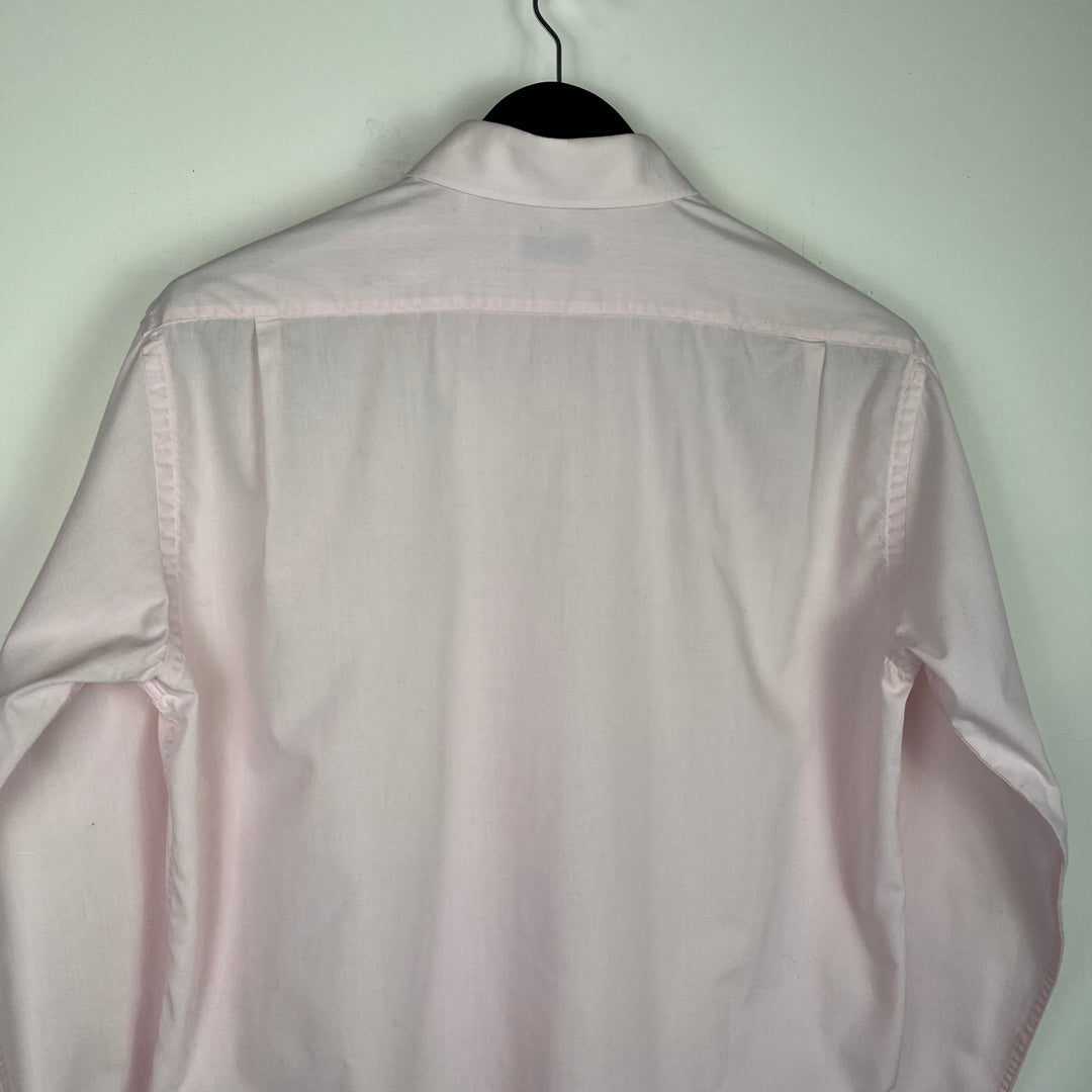 RE/WORK YSL Pink Curved Hem Cotton Shirt - M [No.11]