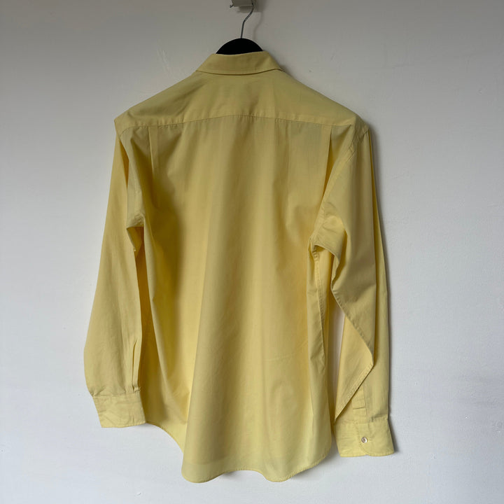 YSL Fresh Yellow Cotton Oversized Shirt - UK 8-14