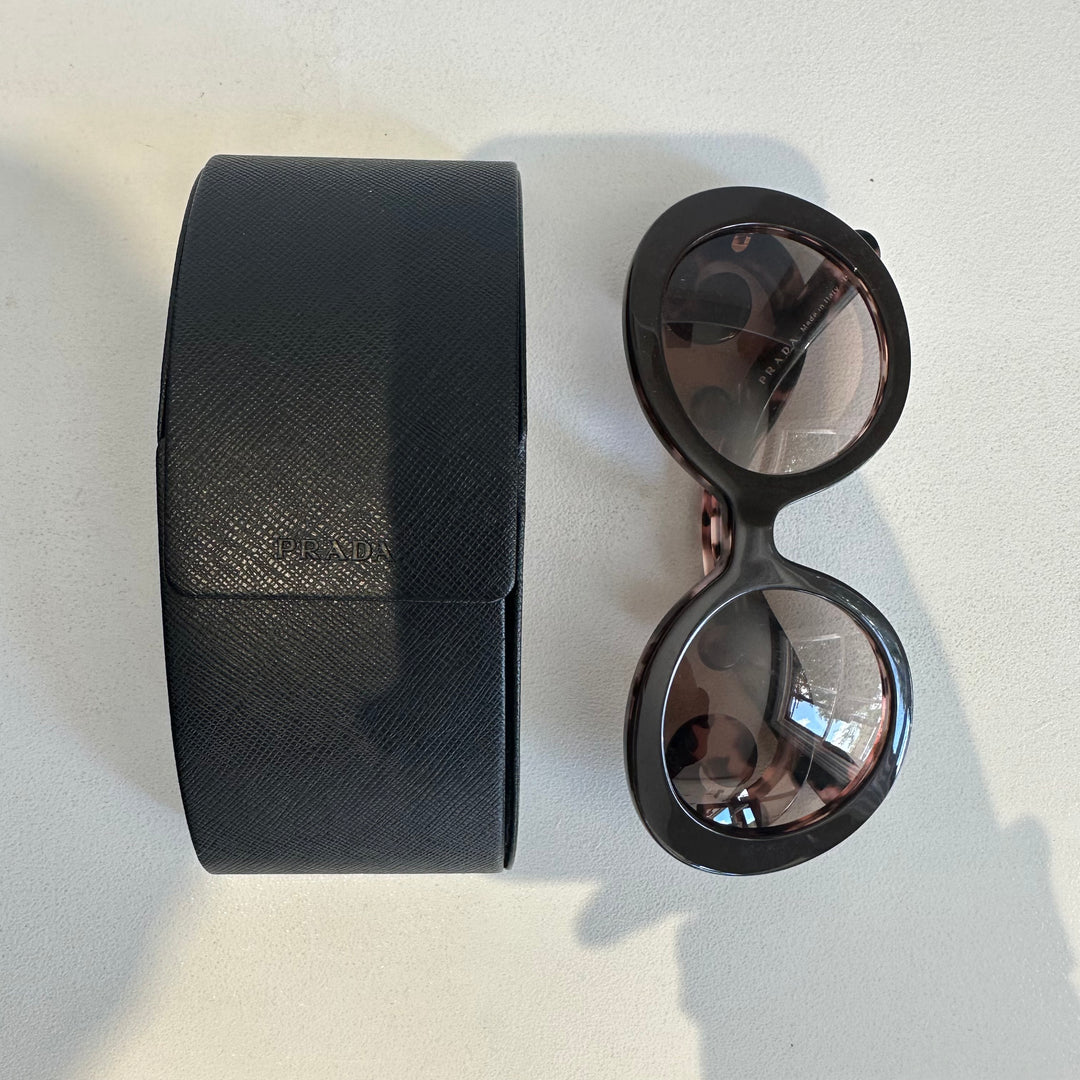 Prada Baroque round oversized sunglasses