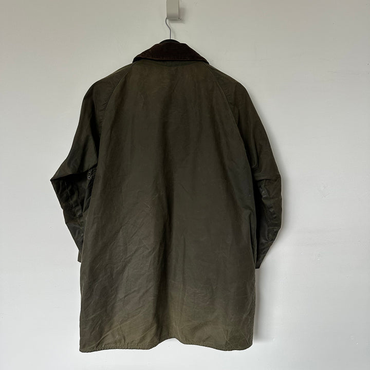 Barbour A295 Vintage Olive Waxed Cotton Wax Jacket - M