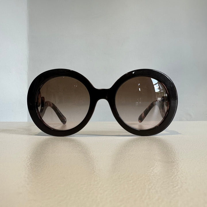 Prada Baroque round oversized sunglasses