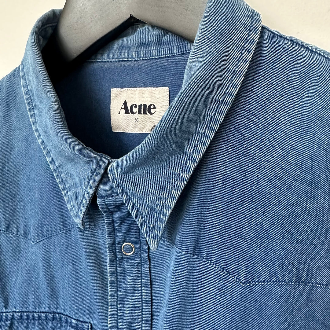 RE/WORK Acne denim deep indigo Cotton Shirt - S [No.2]