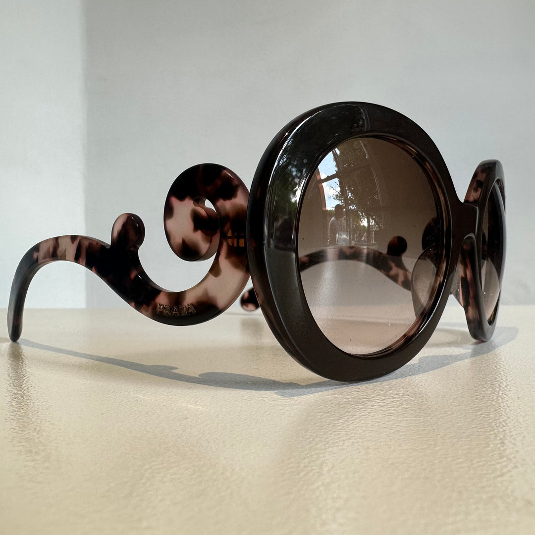 Prada Baroque round oversized sunglasses