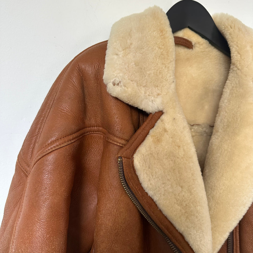 Real shearling Aviator jacket - UK6/8