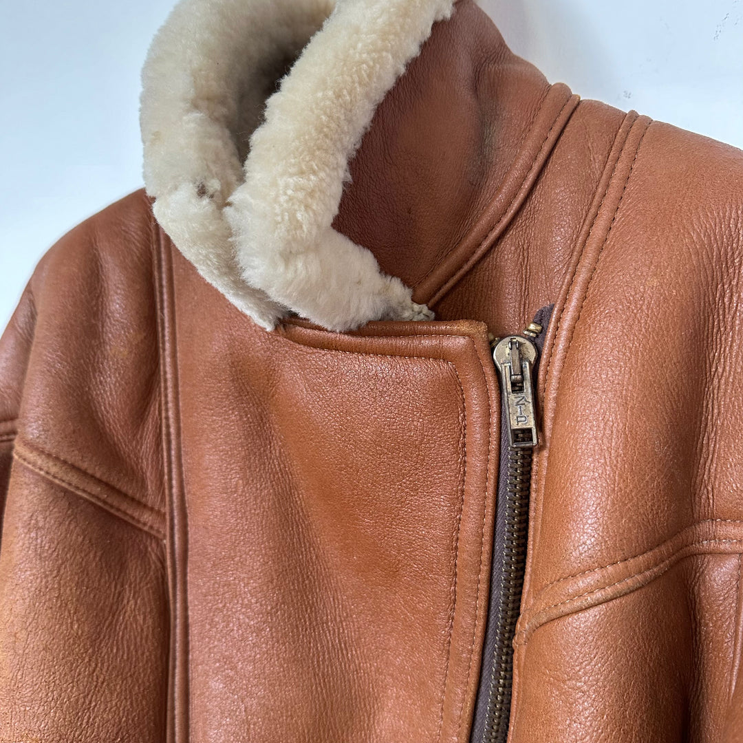 Real shearling Aviator jacket - UK6/8