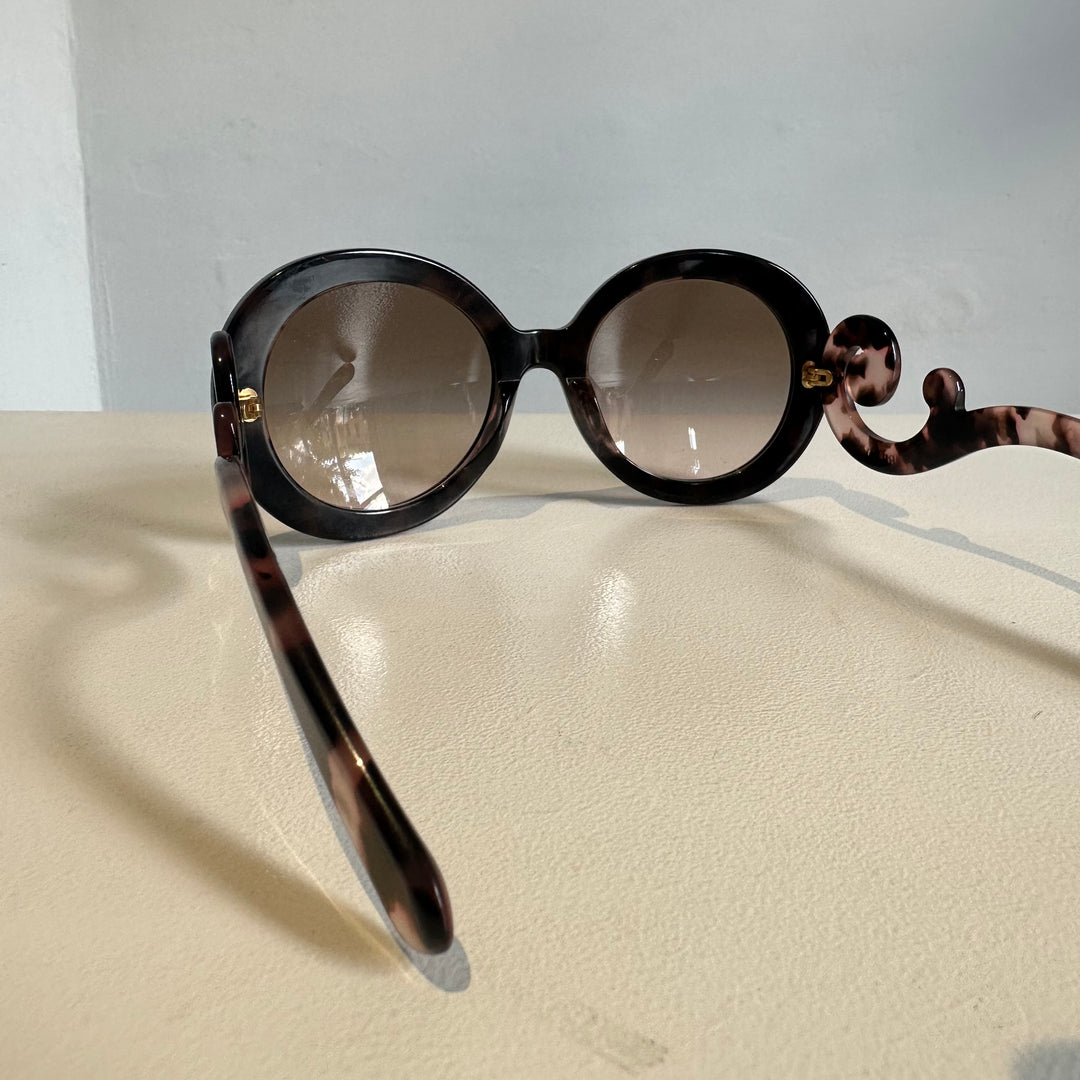 Prada Baroque round oversized sunglasses