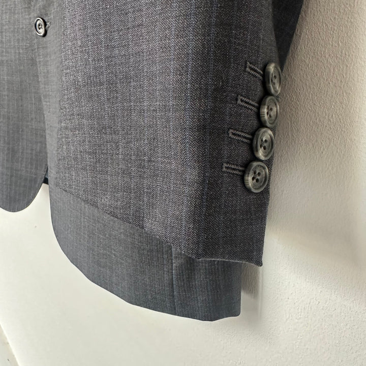 Aquascutum Grey Pinstripe Wool Suit - UK12/14