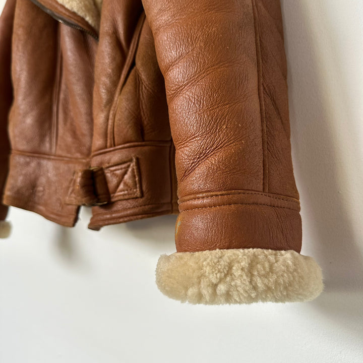 Real shearling Aviator jacket - UK6/8