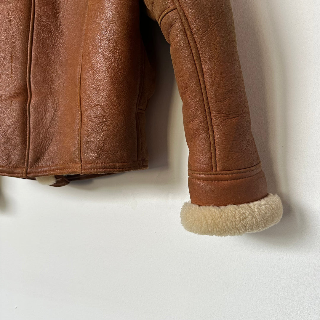 Real shearling Aviator jacket - UK6/8