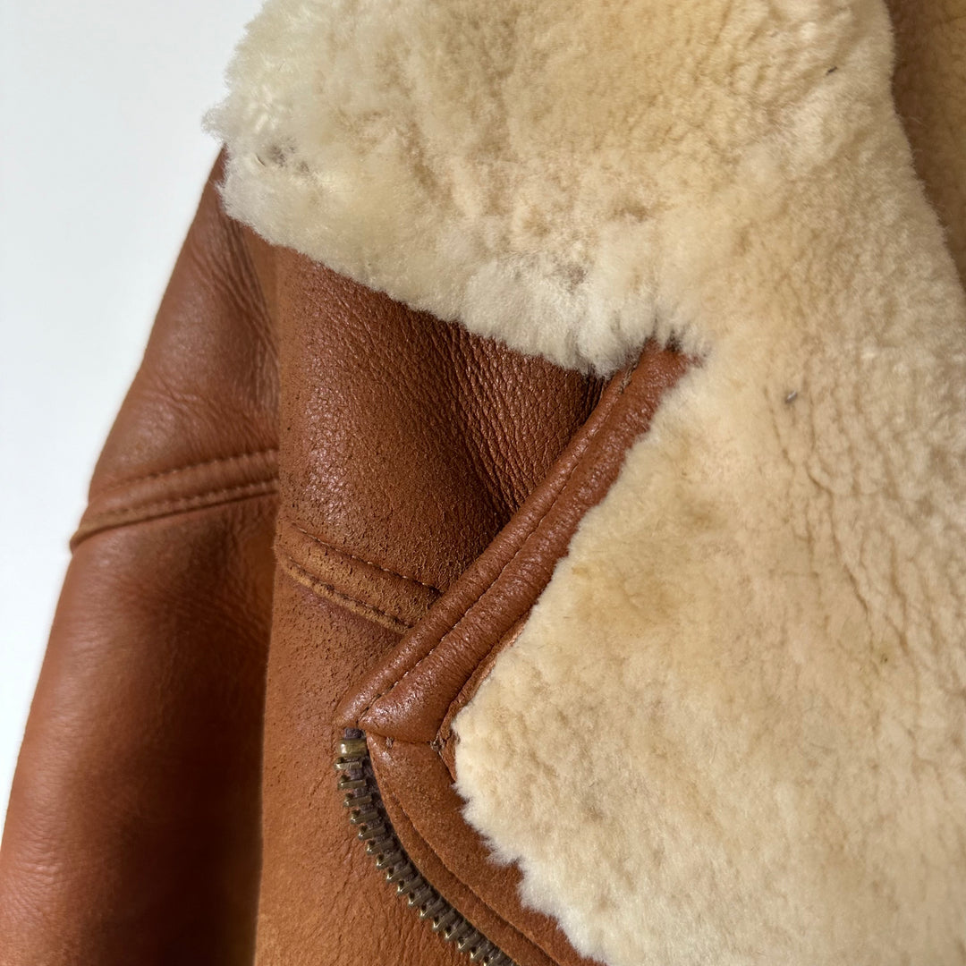 Real shearling Aviator jacket - UK6/8