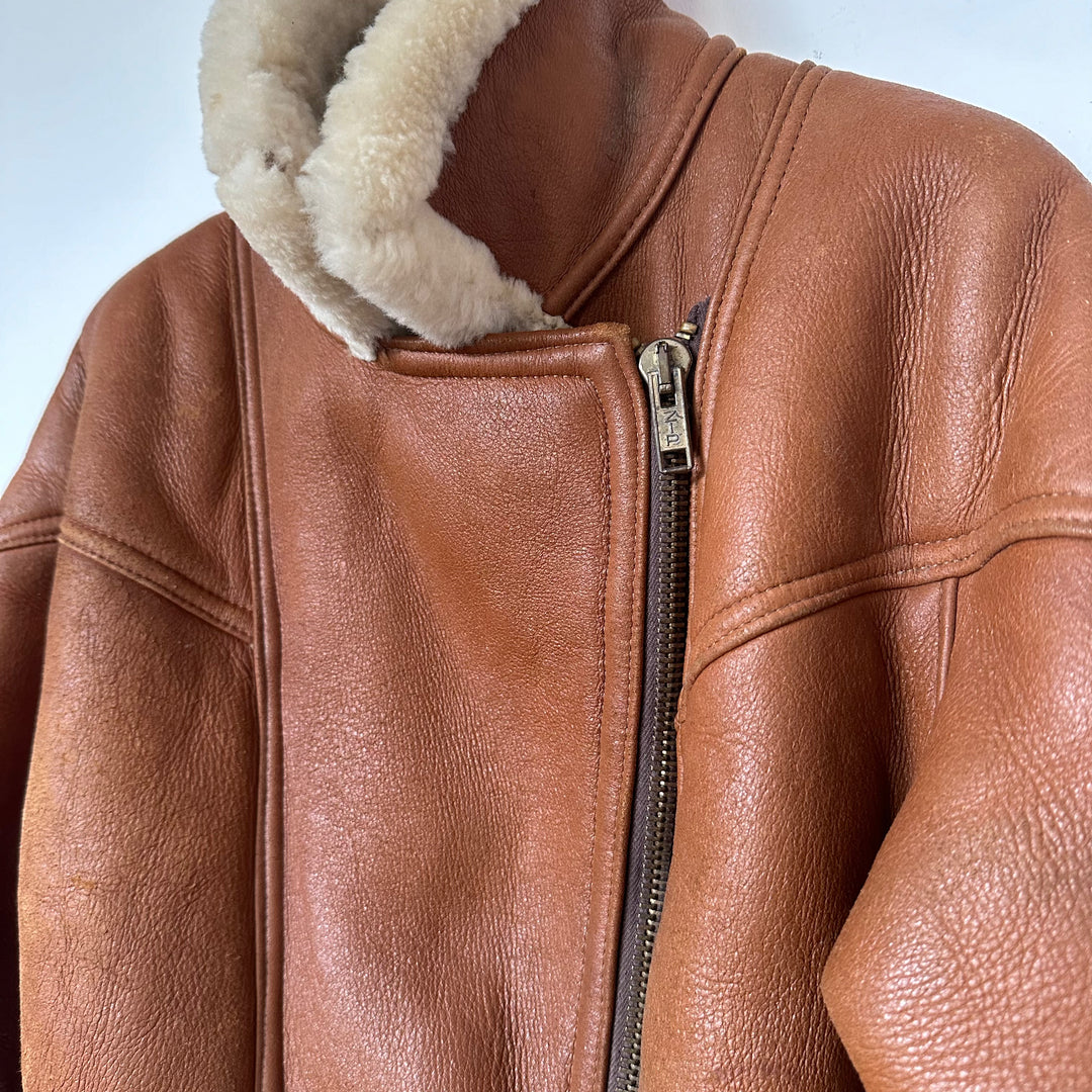 Real shearling Aviator jacket - UK6/8